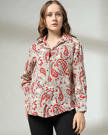 Women Striped Regular Fit Shirt