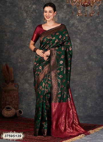 Self Design Bollywood Jacquard Saree