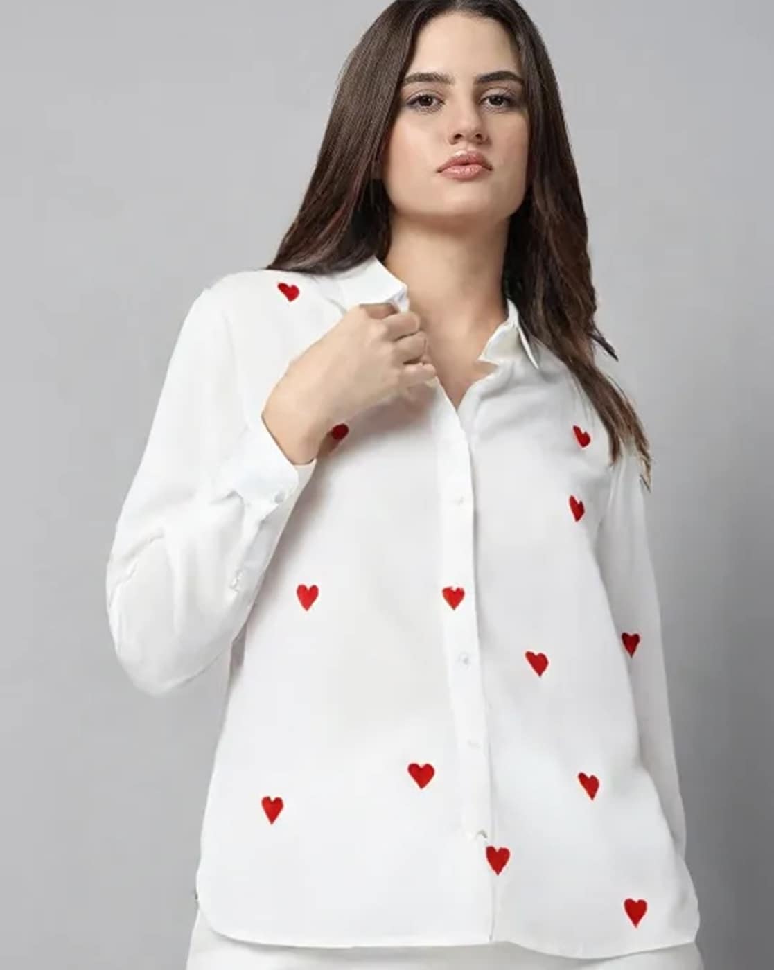 Women Regular Fit Cotton Shirt