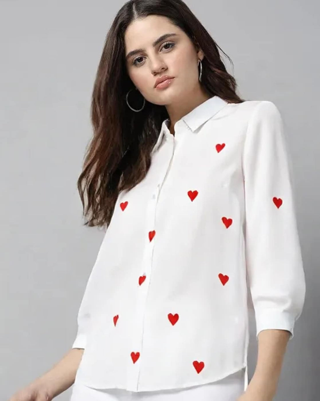 Women Regular Fit Cotton Shirt