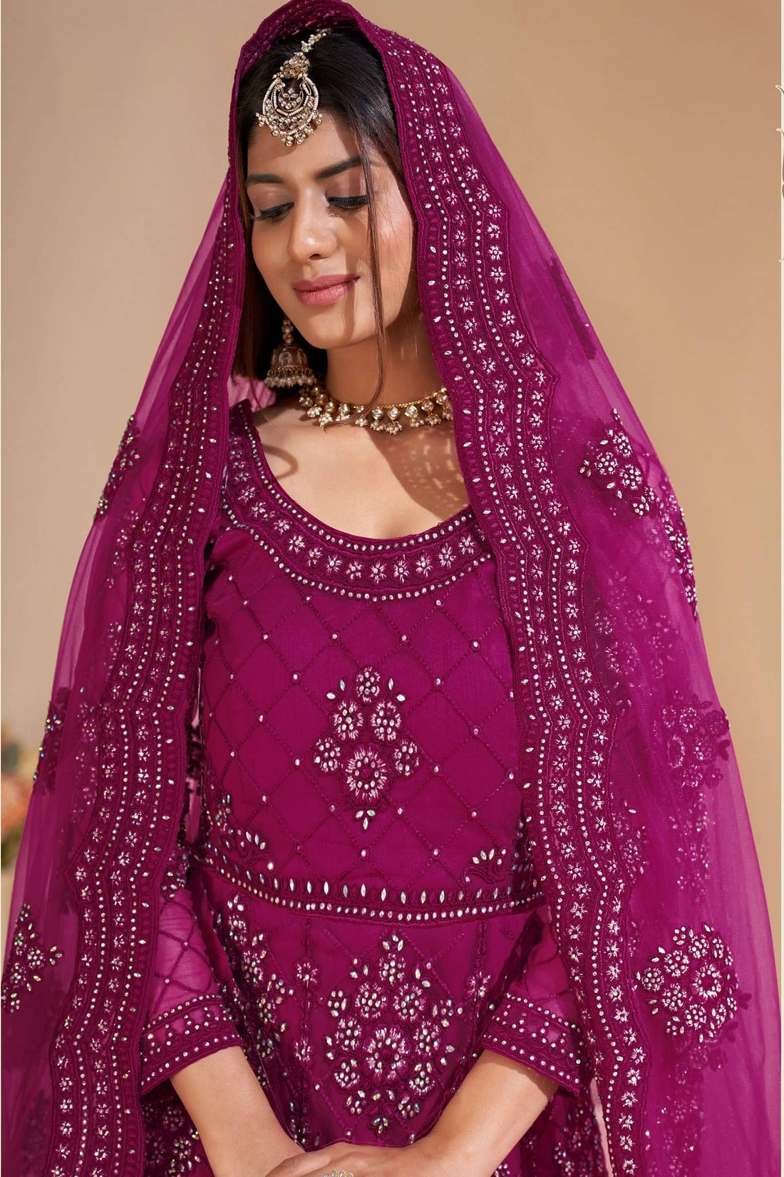 A TO Z CART Flared Net Women's Semi Stitched Ethnic Gown