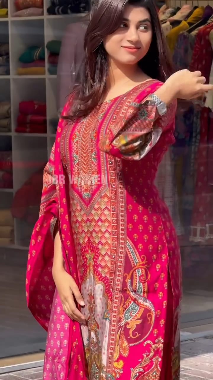 LILAC PURE SOFT MUSLIN SALWAR SUIT